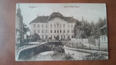 Carte postala, Fagaras liceul Radu Negru 1925