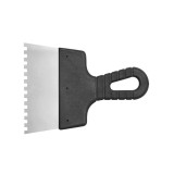 Spaclu din inox crestat 150 mm 6 x 6 mm Vorel 06299