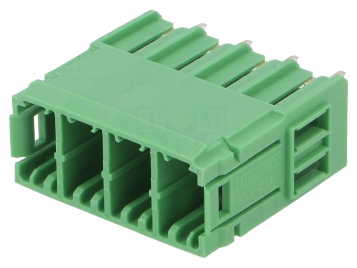 Conector regletă deconectabilă 7,62mm 4 piste