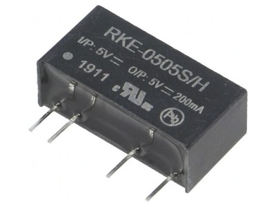 Convertor DC-DC 1W 5V 200mA SIP7 foto