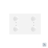 Cumpara ieftin Intrerupator touch wireless cvadruplu Livolo alb, standard italian