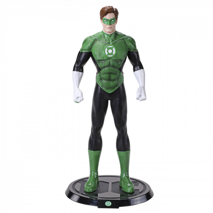 Figurina articulata Green Lantern IdeallStore&reg;, Hal Jordan, editie de colectie, 18 cm, stativ inclus