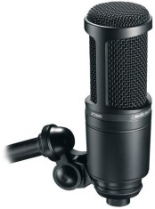 Microfon de studio Audio Tehnica AT2020 + cablu XLR T - XLR M 2m