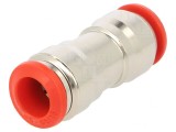 Racord Push-in Simplu Alamă Nichelată 0,99-20bar