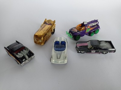 Masinute de fier x 5 Hot Wheels Mattel C-3PO El Camino LOT12T2 foto