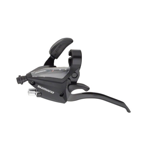Maneta schimbator/frana Shimano ST-EF500-l, montaj stanga, 3 viteze, 4 degete, p... Cod:ESTEF5004LVSBL