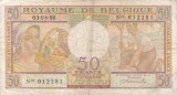 BELGIA 50 francs 1956 VF!!!