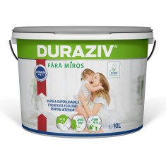 Vopsea lavabila fara miros Duraziv pentru interior 10 l foto