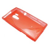 Husa silicon S-line rosie pentru Sony Xperia Acro HD IS12S (Hayate)