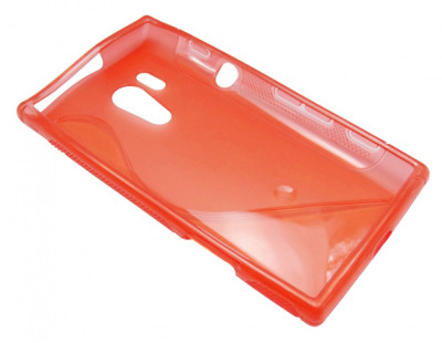 Husa silicon S-line rosie pentru Sony Xperia Acro HD IS12S (Hayate) foto