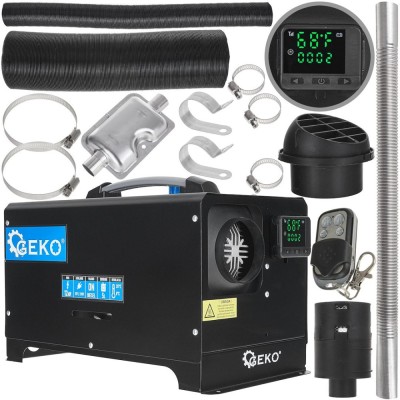 Incalzitor auto stationar, 12 / 230 V, 12 kW, Geko G80458 foto