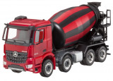 Macheta Oe Mercedes-Benz Arocs Betonieră 1:87 Negru / Rosu B66004649, Mercedes Benz