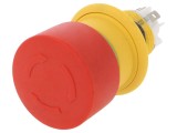 Comutator siguranță EAO 16mm 2 NC roșu fără 61