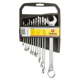 Set chei combinate Topex 6-22 mm, 12 piese cu husa pentru atelier