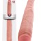 King Cock 16 Tapered Double Dildo Flesh (DB)