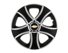 Set 4 capace roti Bis Gri-Negru R14 pentru gama auto Chevrolet