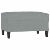Taburet, gri deschis, 70x55x41 cm, material textil