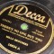 placa ebonita pt. gramofon / patefon - DECCA - - there&quot;s no one buy you - milles
