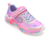 Pantofi sport SKECHERS roz, 302696L, din material textil