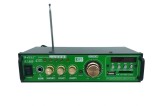 Amplificator audio stereo Teli BT-680 cu 2 canale si cititor de card USB ,SD
