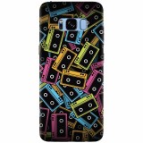 Husa silicon pentru Samsung S8, Audio Cassette Color Vector