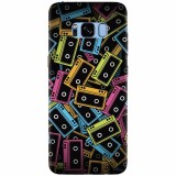 Husa silicon pentru Samsung S8 Plus, Audio Cassette Color Vector