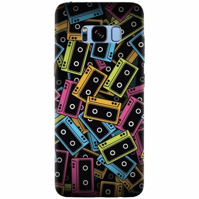 Husa silicon pentru Samsung S8, Audio Cassette Color Vector foto