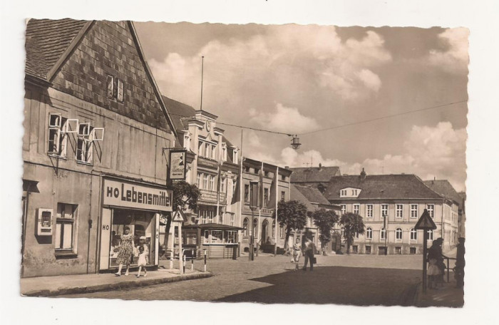 FA43-Carte Postala- GERMANIA - Altentreptow-Markt, circulata 1962