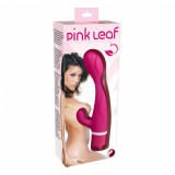 Vibrator Rabbit Dual Pleasure You2Toys Pink Leaf, 21 cm