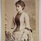STUDIO ADELE , VIENA , DOAMNA ROSA ADAMUS , FOTOGRAFIE C.D.V. , 1884