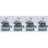 SET 4 Mulinete Feeder PRO FL Strategist RIVER ST 6000S Crap si Somn