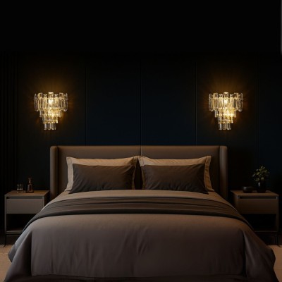 Aplica Cristal BELMONTE, 3x E14, Transparent ModernLight Concept foto
