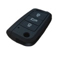Husa cheie briceag auto din silicon VW Golf 7/ Jetta , Negru, Xenon Bright