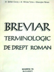 Breviar terminologic de drept roman (2003) foto
