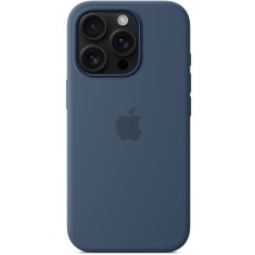 Husa de protectie Apple Silicone Case with MagSafe pentru iPhone 16 Pro - Denim