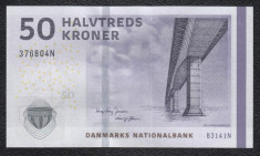 DANEMARCA 50 KRONER COROANE 2009 PERFECT UNC foto