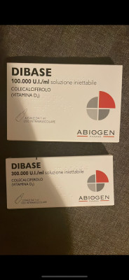 Vitamina D3 Dibase/Abiogen 100.000ui și 300.000ui foto