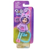 Papusa cu hanorac animalut, Polly Pocket, HRD62