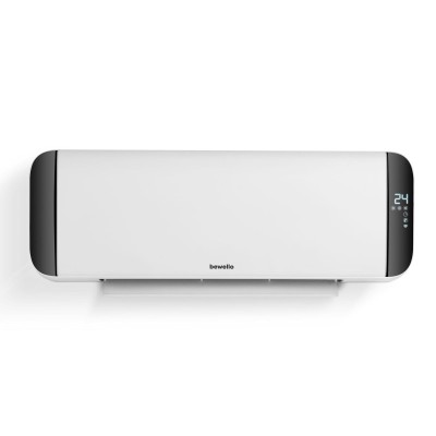 Radiator de perete Bewello, 1000/2000 W, display LED, 230V, consum redus, Alb foto