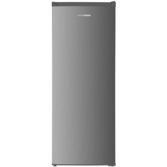 Congelator Heinner HFF-HM168XE++, 168 l, Control electronic, Afisaj cu indicatoare LED, 5 compartimente, Usa reversibila, Clasa E, H 142.6 cm, Arginti