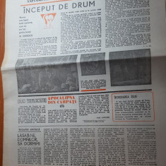 ziarul fapta 22 martie 1990-anul 1,nr.1 -prima aparitie a ziarului