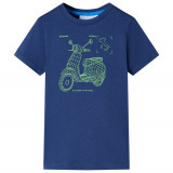 Tricou pentru copii, albastru &icirc;nchis, 92 GartenMobel Dekor, vidaXL