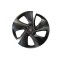Set 4 capace roti model EVO negru+gri antracit 15&Prime; Cod: WX2-1GR-15