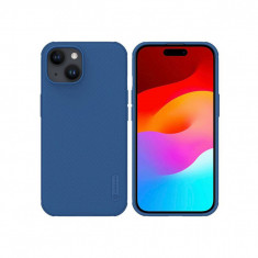 Husa Compatibila cu Apple iPhone 15 Plus - Nillkin Super Frosted Shield Pro - Blue