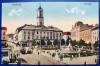 Bucovina - 1930 - Cernauti - Primaria - printata, color, circulata, foarte animata, timbru intact, Fotografie