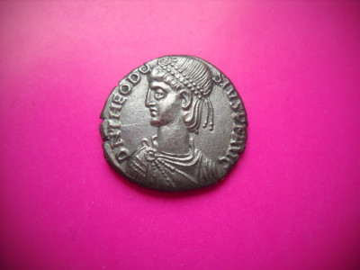 HOPCT DENAR THEODOSIUS [408-423 ] REPLICA / COPIE -FRUMOASA foto