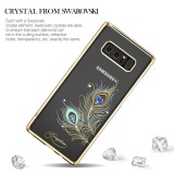 Cumpara ieftin Husa Samsung Galaxy Note 8 Kingxbar Cristale Aurii, Anti-soc, Anti-zgarieturi