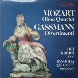 Vinil Oboe Quartet Mozart Gassmann Supraphone 1987 LP Divertimenti Jiri Krejci Panocha Quartet 33 RPM