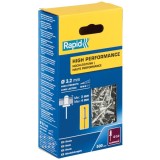 Rapid 5001431 - Nituri pop cu cap bombat 3.2x8 mm 500 bucati