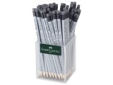 Creion grafit HB hexagonal cu guma grip 2001 Faber-Castell 72 buc/set